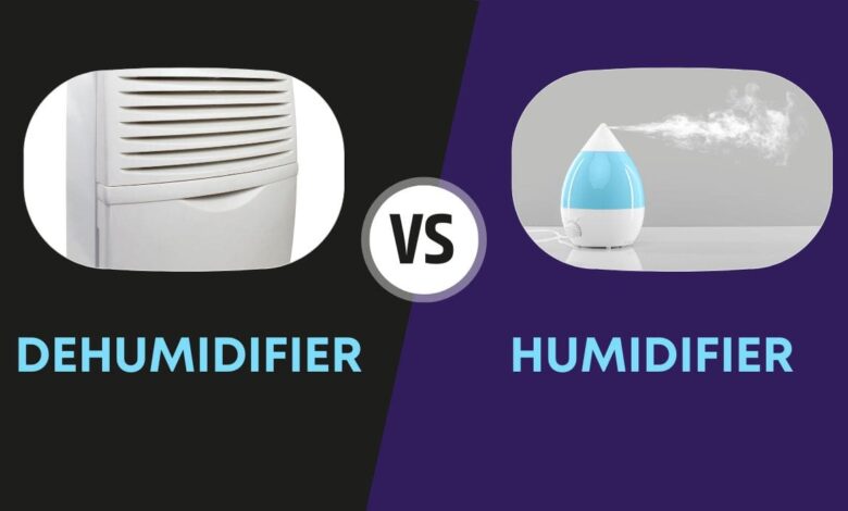 Difference Between Dehumidifier and Humidifier